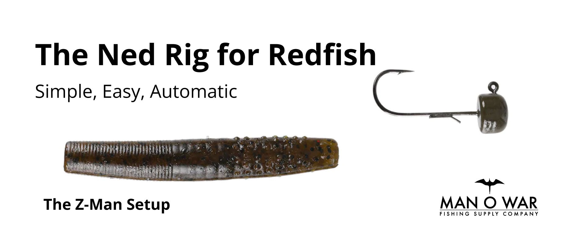 Ned rigging for winter bass 