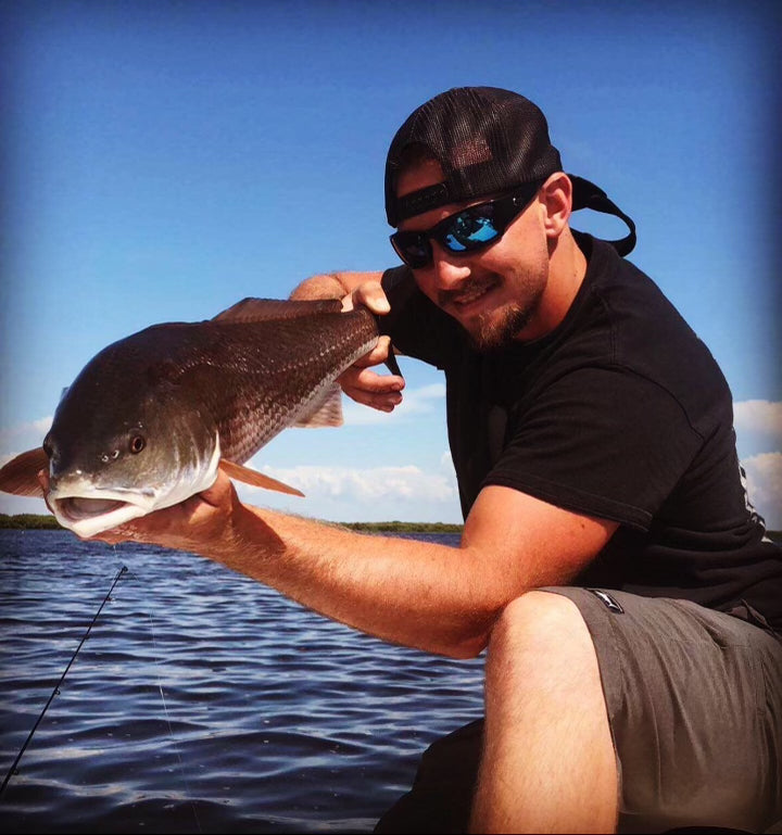 Nik with a nice redfish