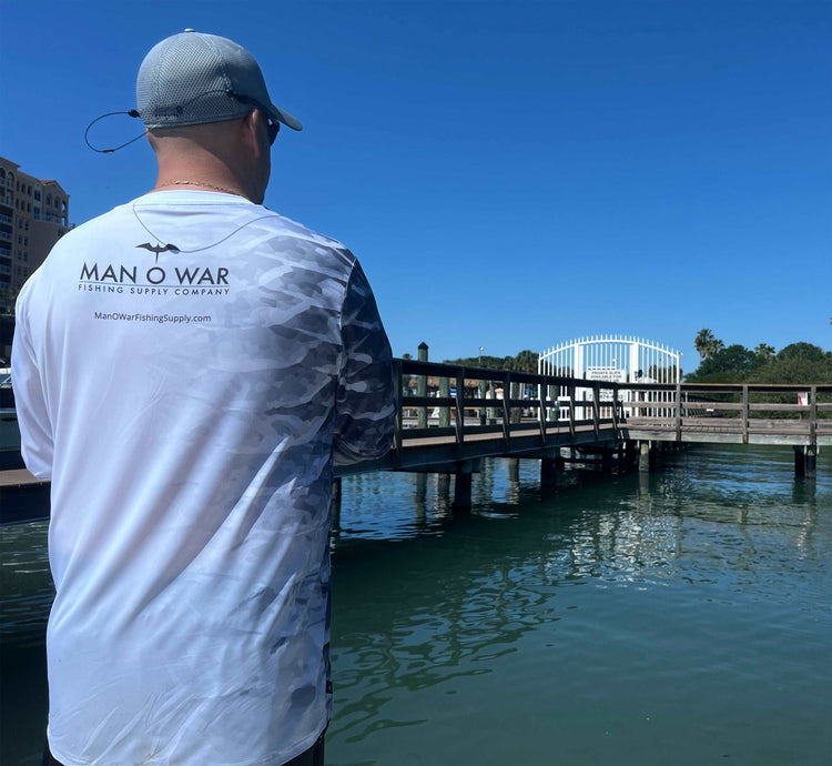 UPF 50 Performance Fishing Shirt - Scales Line
